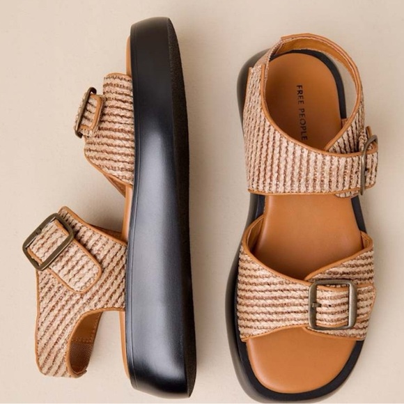 Free People Shoes - Free People Mandi Weave Platform Sandals